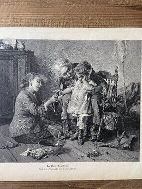 Antique Print, Vintage Print